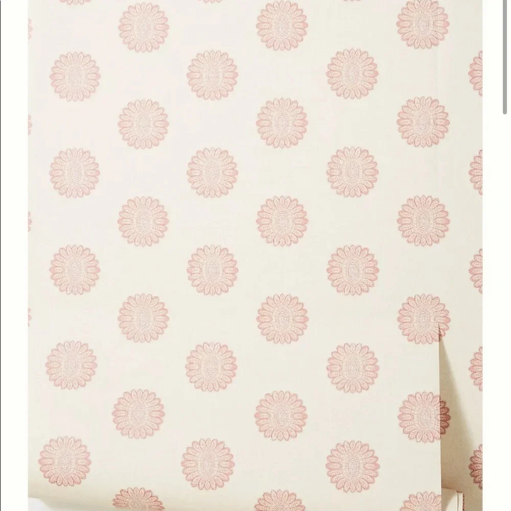 Anthropologie Ruby Medallion Wallpaper